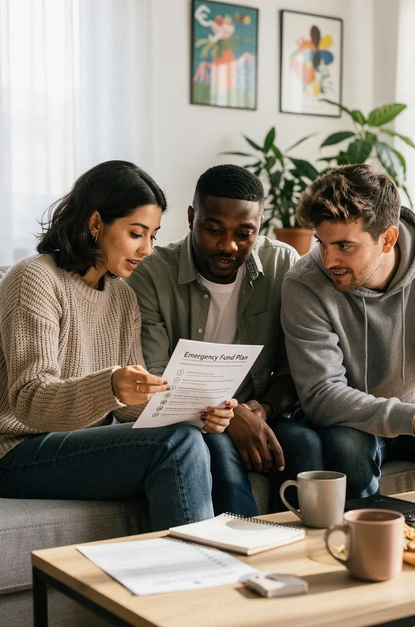 Személyes költségvetés vezetését segítő digitális eszköz és jegyzetfüzet együttesen