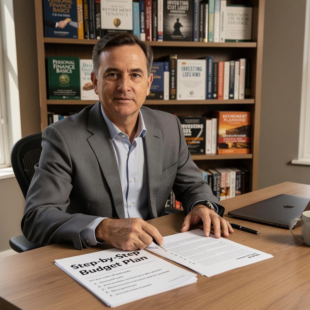 Kézzel írt jegyzetek és pénzügyi tervező egy asztalon, hangsúlyozva a tudatos spórolást.